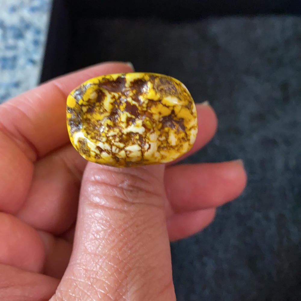 Yellow Stone Ring - image 3